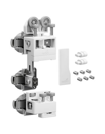Bild Falttürbeschläge-Set,ls,ohne SA,schwer WingLine L,2-flg.,max.25kg,w - Hettich-0
