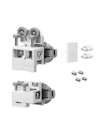 Bild Falttürbeschläge-Set,rs,ohne SA,mittel WingLine L,2-flg.,max.12kg,w - Hettich-0