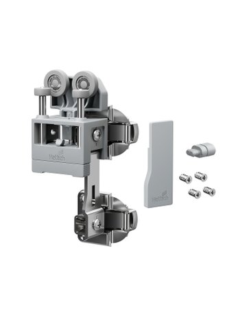 Bild Falttürbeschläge-Set,rs,ohne SA,leicht WingLine L,2-flg.,max.12kg,gr - Hettich-0