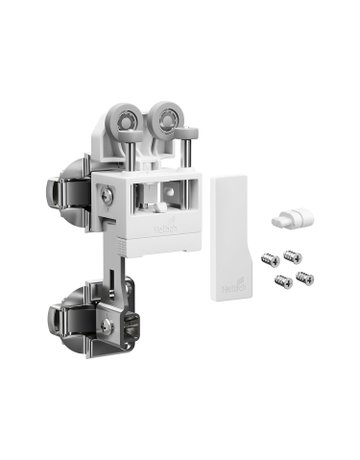 Bild Falttürbeschläge-Set,ls,ohne SA,leicht WingLine L,2-flg.,max.12kg,w - Hettich-0