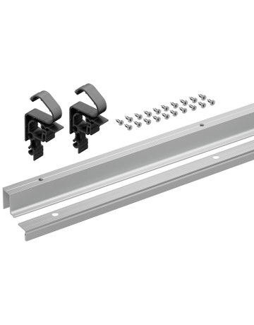 Bild MB-Lauf-/Führ.prof.set,oben,aufliegend WingLine L 9339503, silber eloxiert, 2400mm - Hettich-0