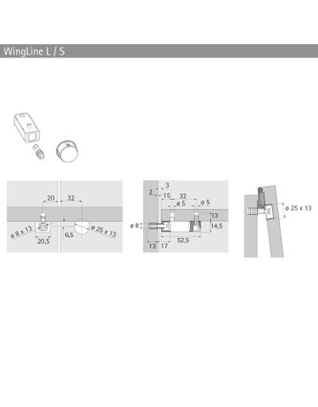 Bild WingLine S, Mechanische Zuhaltung für Push to move, grau - Hettich-3
