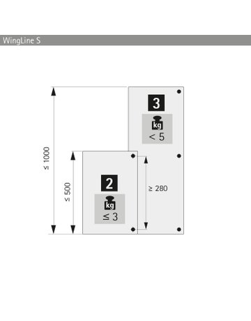 Bild Mittelscharnier mit einstellbarem, versetztem Drehpunkt, zum Einpressen - Hettich-8