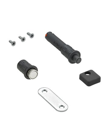 Bild WingLine S, Magnetische Zuhaltung Design für Basisset Push to move, schwarz - Hettich-0