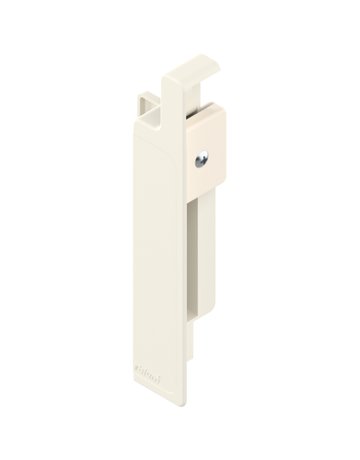 Bild METABOX Fronthalter, Höhe H, für Innenschubkasten, rechts, R9001 cremeweiss - Blum-0