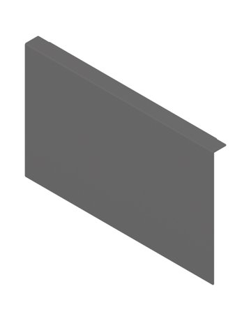 Bild AMBIA-LINE Holzrückwandadapter, für LEGRABOX/MERIVOBOX Frontauszug Höhe C, Stahl, oriongrau matt - Blum-0