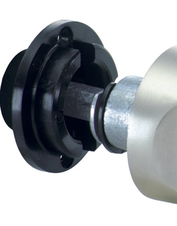 Bild Rosette 3586 Ø 24 mm Metall schwarz gefüllt für 3551 neue Ausführung - JuNie-0