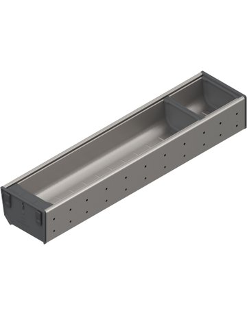 Bild ORGA-LINE Schalen-Set (teilausfüllend), für TANDEMBOX Schubkasten, NL=500 mm, KB=275 mm, Breite=103 mm, inox-gebü/staubgr - Blum-0