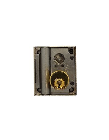 Bild Drehstangen-Schloss 7020/30 RS Zylinder Messing poliert für 8 mm Stg.Schließung BN0106 - JuNie-1
