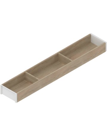 Bild AMBIA-LINE Rahmen, für LEGRABOX/MERIVOBOX Schubkasten, Holzdesign, NL=600 mm, Breite=100 mm, Bard.Eiche/seidenwei - Blum-0