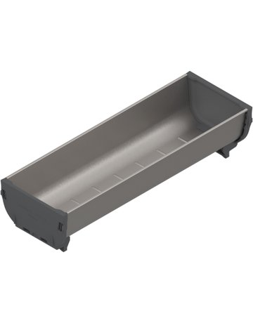 Bild ORGA-LINE Schale, Länge=264 mm, Breite=88 mm, inox-gebü/staubgr - Blum-0
