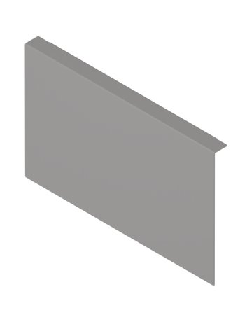 Bild AMBIA-LINE Holzrückwandadapter, für MERIVOBOX Frontauszug Höhe C, Stahl, indiumgrau matt - Blum-0