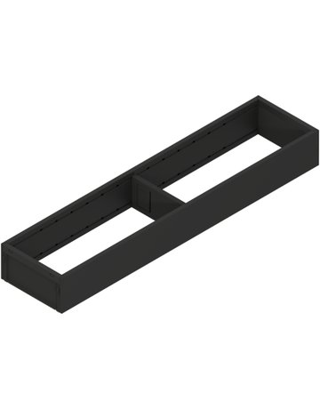 Bild AMBIA-LINE Rahmen, für LEGRABOX/MERIVOBOX Schubkasten, Stahl, NL=450 mm, Breite=100 mm, carbonschwarz matt - Blum-0