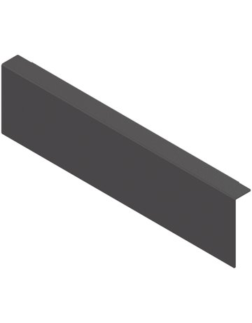Bild AMBIA-LINE Holzrückwandadapter, für LEGRABOX/MERIVOBOX Schubkasten Höhe M, Stahl, carbonschwarz matt - Blum-1