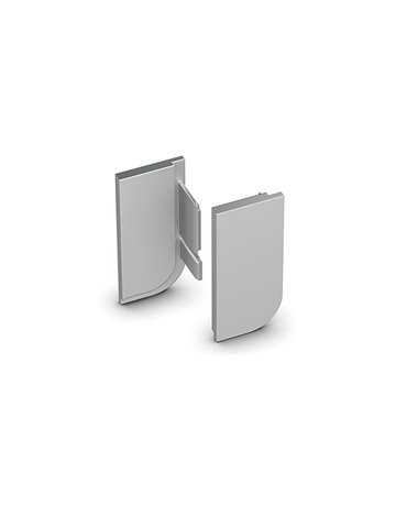 Bild Griffmulde- Endkappenset, Canis L, 9210126, Anschlag links, Aluminium - Hettich-0