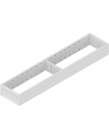 Bild AMBIA-LINE Rahmen, für LEGRABOX/MERIVOBOX Schubkasten, Stahl, NL=500 mm, Breite=100 mm, seidenweiss matt - Blum-0