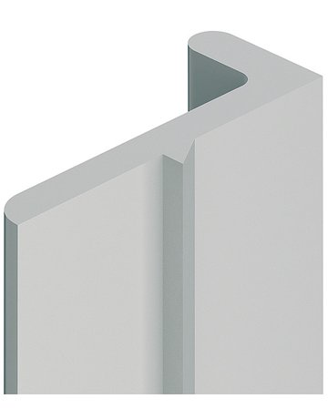 Bild Schlagleiste mit Wulst PVC lichtgrau 22 x 4,7 mm LL 2,75 m-0
