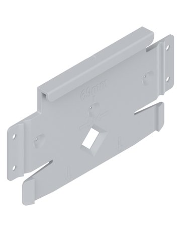 Bild SERVO-DRIVE flex Montageplatte für Kühl-, Gefrier- und Geschirrspülgeräte, R7035 lichtgrau - Blum-0