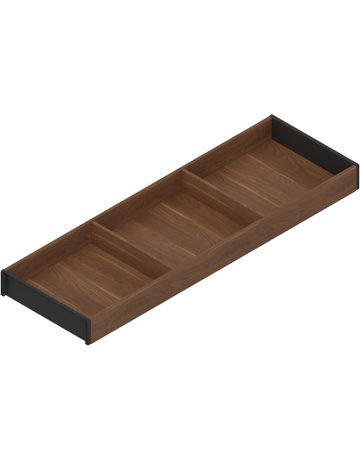 Bild AMBIA-LINE Rahmen, für LEGRABOX/MERIVOBOX Schubkasten, Holzdesign, NL=650 mm, Breite=200 mm, Tenn.Nuss/carbonschw - Blum-0