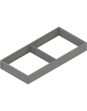Bild AMBIA-LINE Rahmen, für MERIVOBOX Schubkasten, Stahl, NL=450 mm, Breite=200 mm, indiumgrau matt - Blum-0