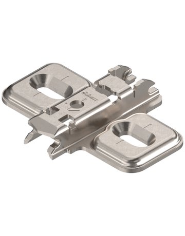 Bild CLIP Montageplatte, kreuz 0 mm, Stahl Schrauben, HV: Langloch - Blum-0