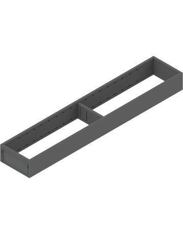 Bild AMBIA-LINE Rahmen, für LEGRABOX/MERIVOBOX Schubkasten, Stahl, NL=550 mm, Breite=100 mm, oriongrau matt - Blum-0