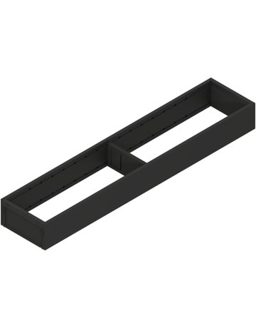 Bild AMBIA-LINE Rahmen, für LEGRABOX/MERIVOBOX Schubkasten, Stahl, NL=500 mm, Breite=100 mm, carbonschwarz matt - Blum-0