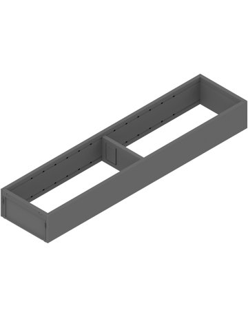 Bild AMBIA-LINE Rahmen, für LEGRABOX/MERIVOBOX Schubkasten, Stahl, NL=450 mm, Breite=100 mm, oriongrau matt - Blum-0