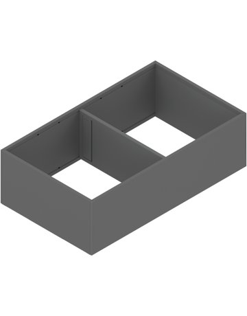 Bild AMBIA-LINE Rahmen, für LEGRABOX/MERIVOBOX Frontauszug, Stahl, ab NL=400 mm, Breite=218 mm, oriongrau matt - Blum-0