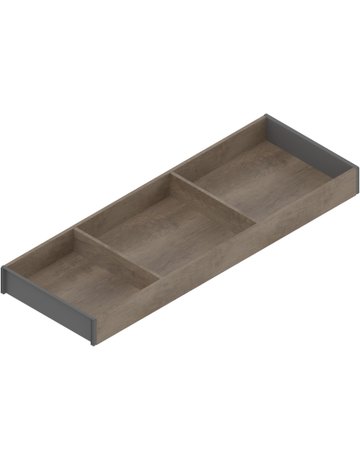 Bild AMBIA-LINE Rahmen, für LEGRABOX/MERIVOBOX Schubkasten, Holzdesign, NL=600 mm, Breite=200 mm, Nebr.Eiche/oriongrau - Blum-0