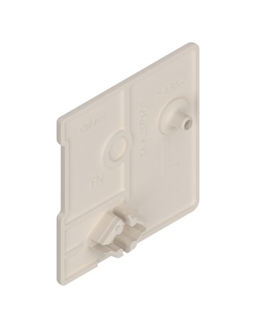Bild METABOX Abdeckkappe, links, rechteckig, links, für ZSF.12/13, R9001 cremeweiss - Blum-0