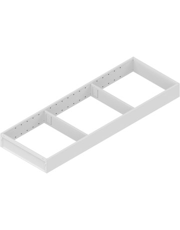 Bild AMBIA-LINE Rahmen, für LEGRABOX/MERIVOBOX Schubkasten, Stahl, NL=600 mm, Breite=200 mm, seidenweiss matt - Blum-0
