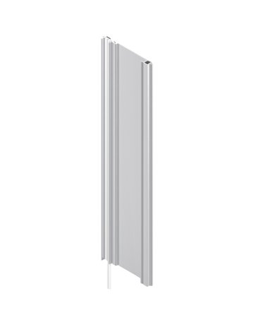 Bild SERVO-DRIVE Trägerprofil vertikal, Länge=650 mm, LKH=660-669 mm, mit Kabel (Überstand unten 800 mm), Aluminium, zum Ablängen, roh - Blum-0