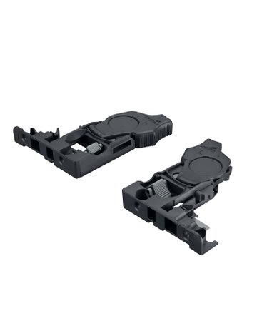 Bild Schnäpper,für Holzschubkasten,links 9320331,Zinkdruckguss anthrazit - Hettich-1