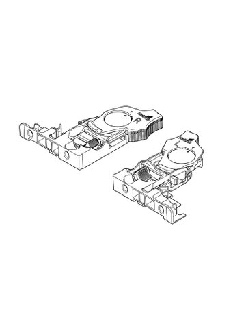 Bild Schnäpper,für Holzschubkasten,links 9320331,Zinkdruckguss anthrazit - Hettich-2