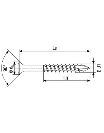 Bild SPAX-S A2 Liko KLEINER KOPF BREMSRIPPEN 4 x 45 mm T-STAR PLUS T15-1