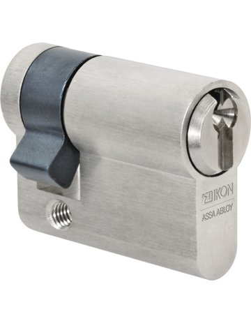 Bild Profil-Halbzylinder N6 P032 Mmv BL=00/45 mm o. Schl. Servicezylinder - Ikon-0