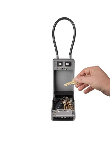 Bild Mobiler Schlüsselkasten mit flexiblem Kabelbügel - Master Lock-1