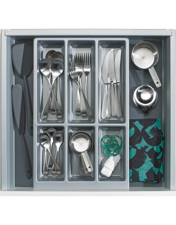 Bild OrgaTray 470, 550 mm, silber - Hettich-2