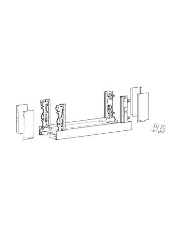 Bild MB-Schubkast.zarge,Nennl.500mm,anthrazit AvanTech YOU 9353300,links und rechts - Hettich-2