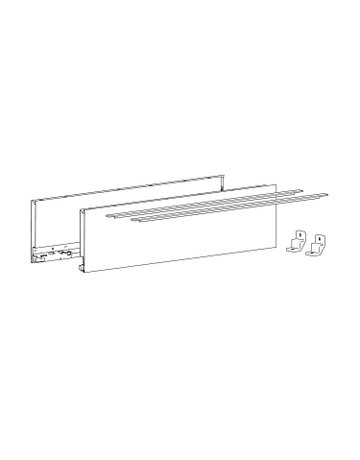 Bild MB-Schubkast.zarge,Nennl.400mm,anthrazit AvanTech YOU 9353433,links und rechts - Hettich-4