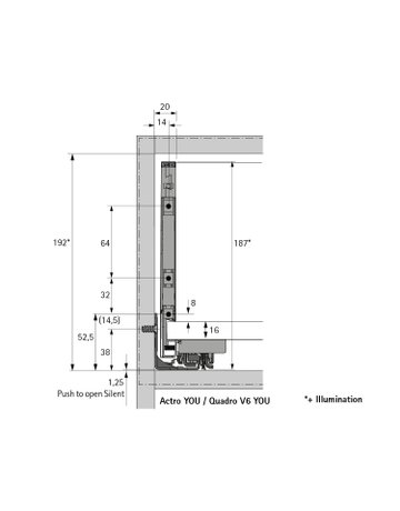 Bild MB-Schubkast.zarge,Nennl.500mm,anthrazit AvanTech YOU 9353300,links und rechts - Hettich-3