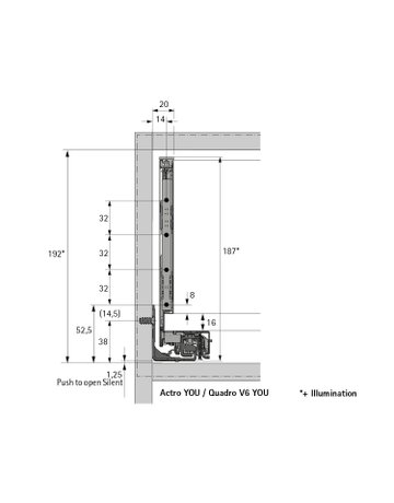 Bild MB-Schubkast.zarge,Nennl.500mm,anthrazit AvanTech YOU 9353444,links und rechts - Hettich-5