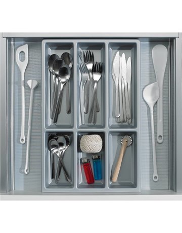Bild OrgaTray 490, 520 mm, silber - Hettich-2
