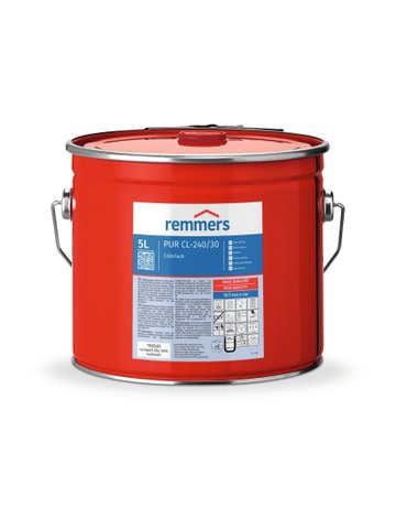 Bild PUR CL-240-Colorlack reinweiß (RAL 9010) halbmatt 5 l - Remmers-0