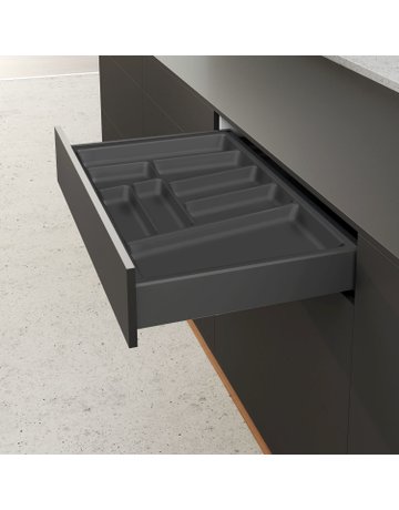 Bild OrgaTray 740, NL 500 x 800 mm, anthrazit - Hettich-1