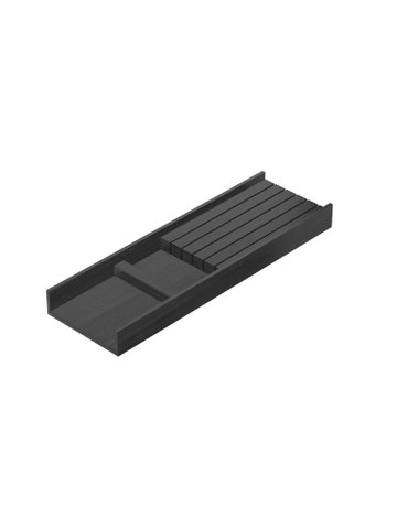 Bild Schubkasten- Messerhalter, OrgaTray 270, 9308347, NL 470mm, Buche lackiert, anthrazit - Hettich-0