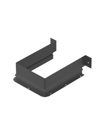Bild Metallumrandung für Siphonausschnitt - eckig, anthrazit - Hettich-0