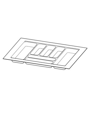 Bild OrgaTray 440, silber, 441 - 520 / 601 - 700, silber - Hettich-0