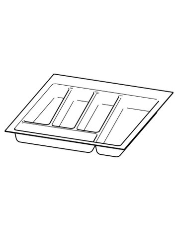 Bild OrgaTray 740, NL 450 x 450 mm, anthrazit - Hettich-0